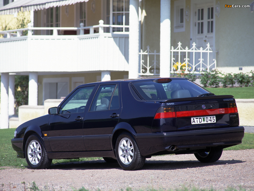 Saab 9000 CSE Anniversary Edition 1996–98 wallpapers (1024 x 768)