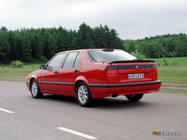 Saab 9000 CSE Anniversary Edition 1996–98 wallpapers (640 x 480)
