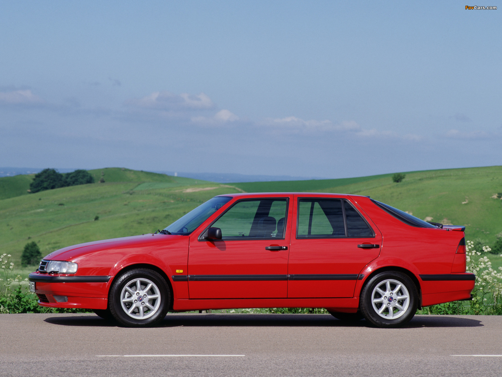 Saab 9000 CSE Anniversary Edition 1996–98 wallpapers (1600 x 1200)