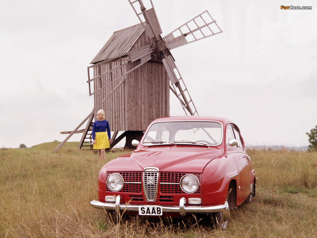 Saab 96 1965–69 wallpapers (1024 x 768)