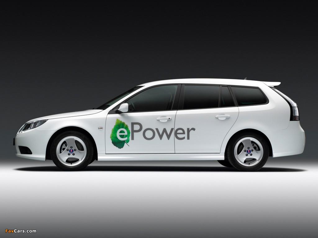 Saab 9-3 ePower Concept 2010 images (1024 x 768)