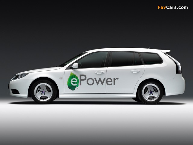 Saab 9-3 ePower Concept 2010 images (640 x 480)