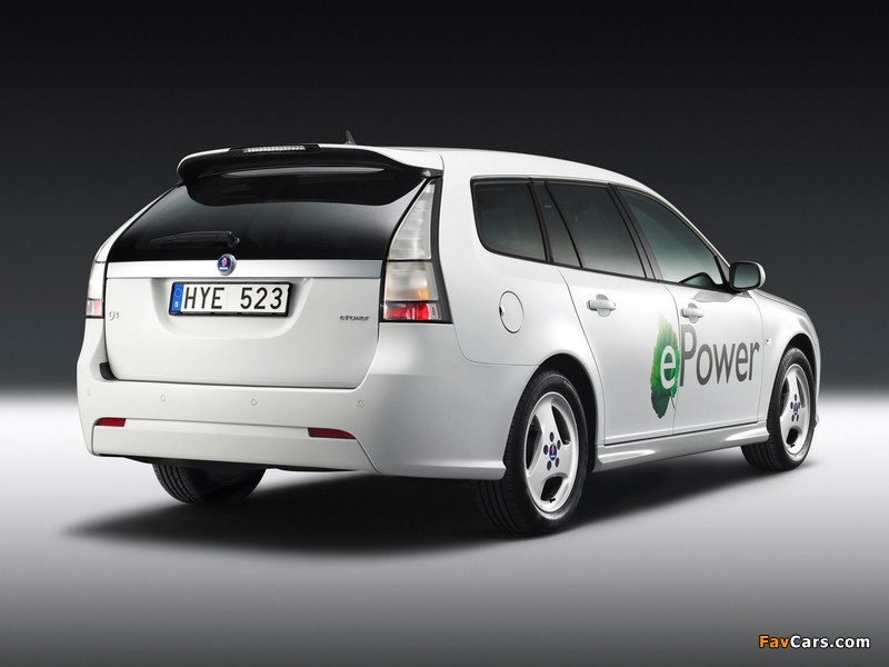 Saab 9-3 ePower Concept 2010 pictures (800 x 600)