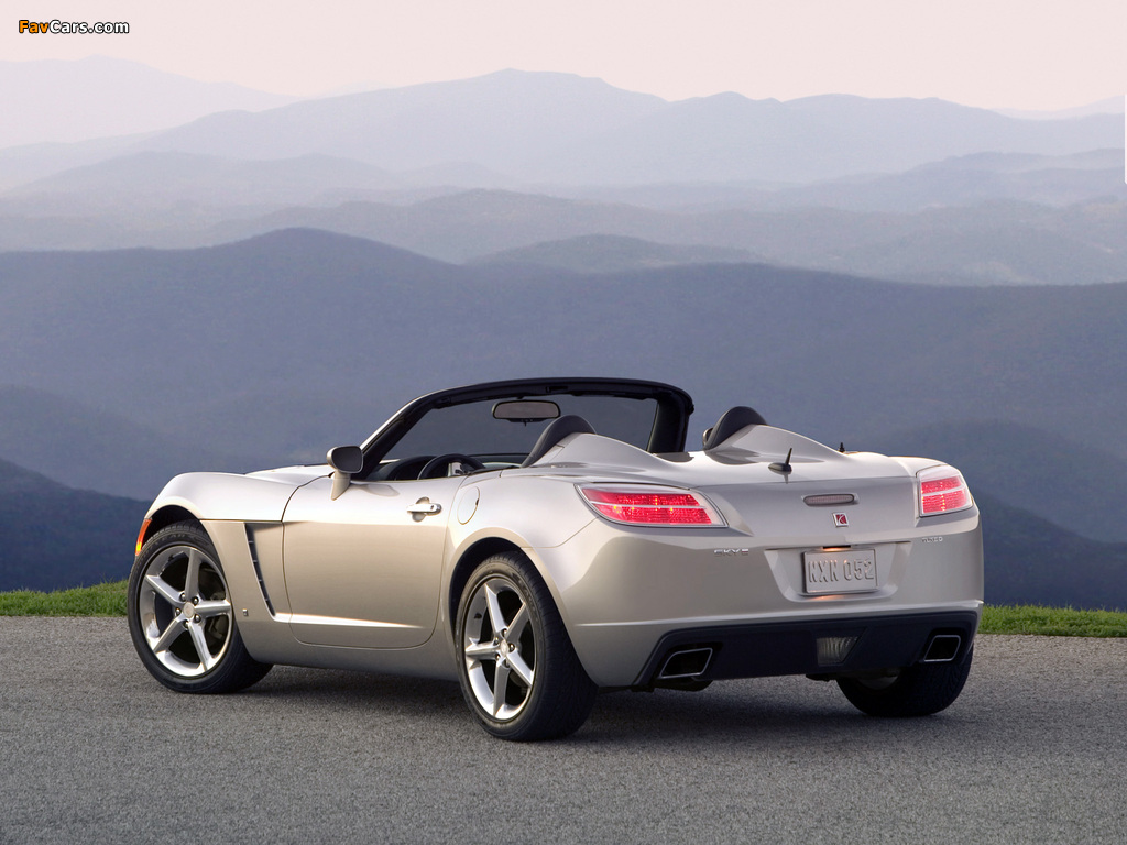 Saturn Sky Red Line 2007–09 wallpapers (1024 x 768)