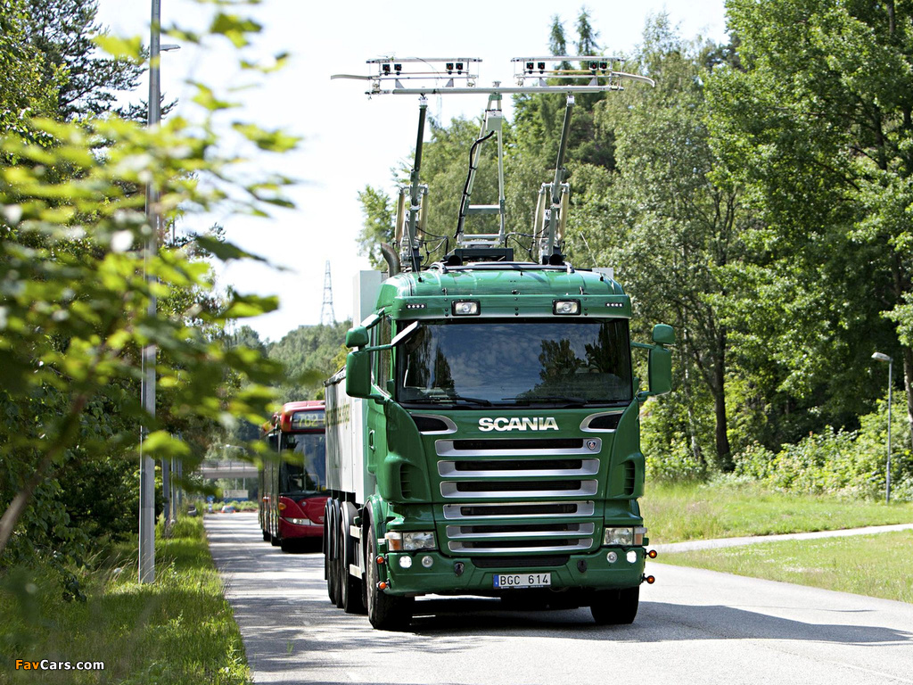 Scania-Siemens e-Highway 8x4 Trolley Truck 2012 wallpapers (1024 x 768)