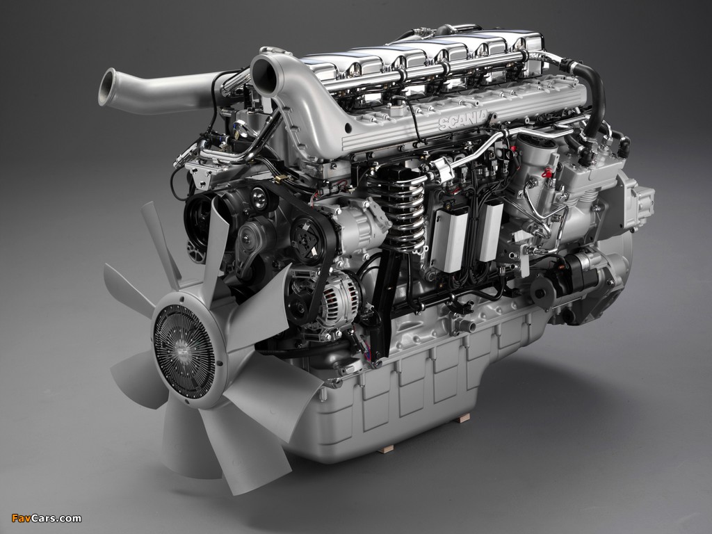 Engines  Scania 420/470 hp 12-litre Euro 4 turbocompound wallpapers (1024 x 768)
