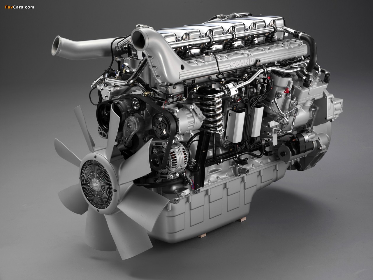 Engines  Scania 420/470 hp 12-litre Euro 4 turbocompound wallpapers (1280 x 960)