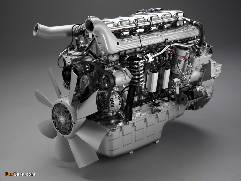 Engines  Scania 420/470 hp 12-litre Euro 4 turbocompound wallpapers (800 x 600)