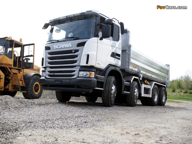 Images of Scania G440 8x4 Tipper 2009–13 (640 x 480)
