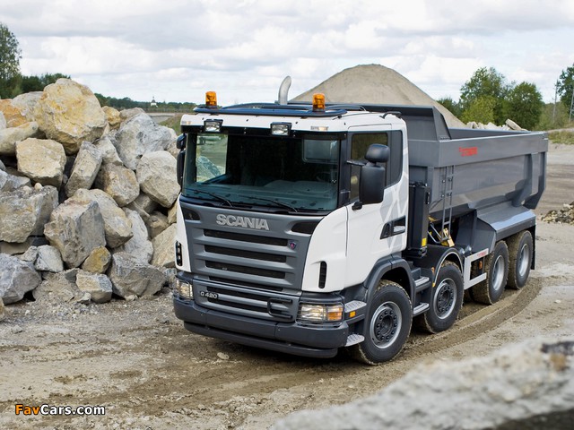 Photos of Scania G420 8x4 Tipper 2005–10 (640 x 480)