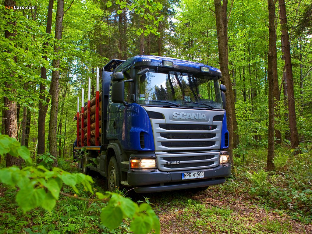 Photos of Scania G480 6x4 Timber Truck 2010–13 (1024 x 768)