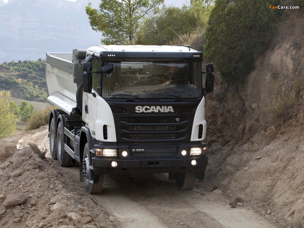 Photos of Scania G360 6x4 Tipper Off-Road Package 2011 (1024 x 768)