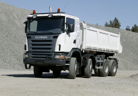 Pictures of Scania G420 8x6 Tipper 2005–10