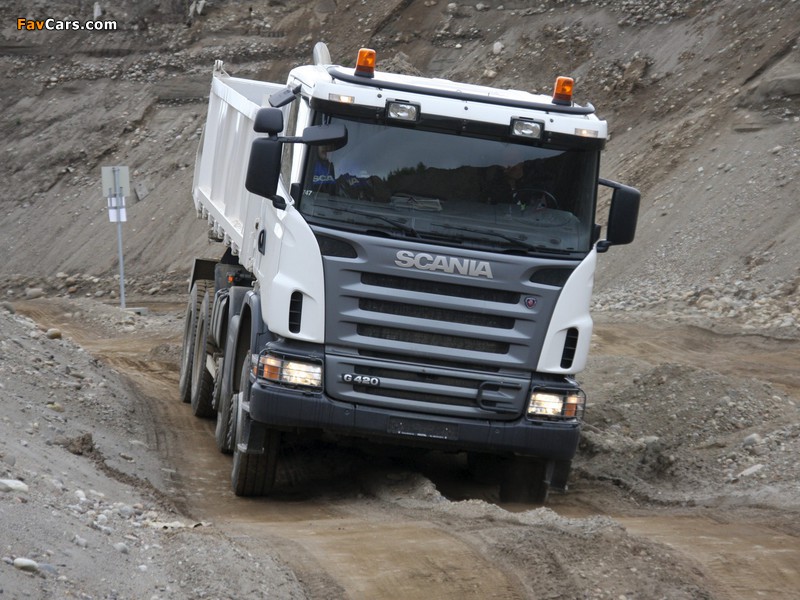 Scania G420 8x6 Tipper 2005–10 images (800 x 600)