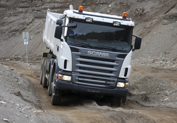Scania G420 8x6 Tipper 2005–10 images