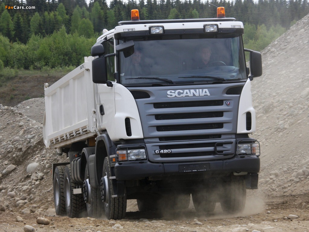 Scania G420 8x6 Tipper 2005–10 photos (1024 x 768)