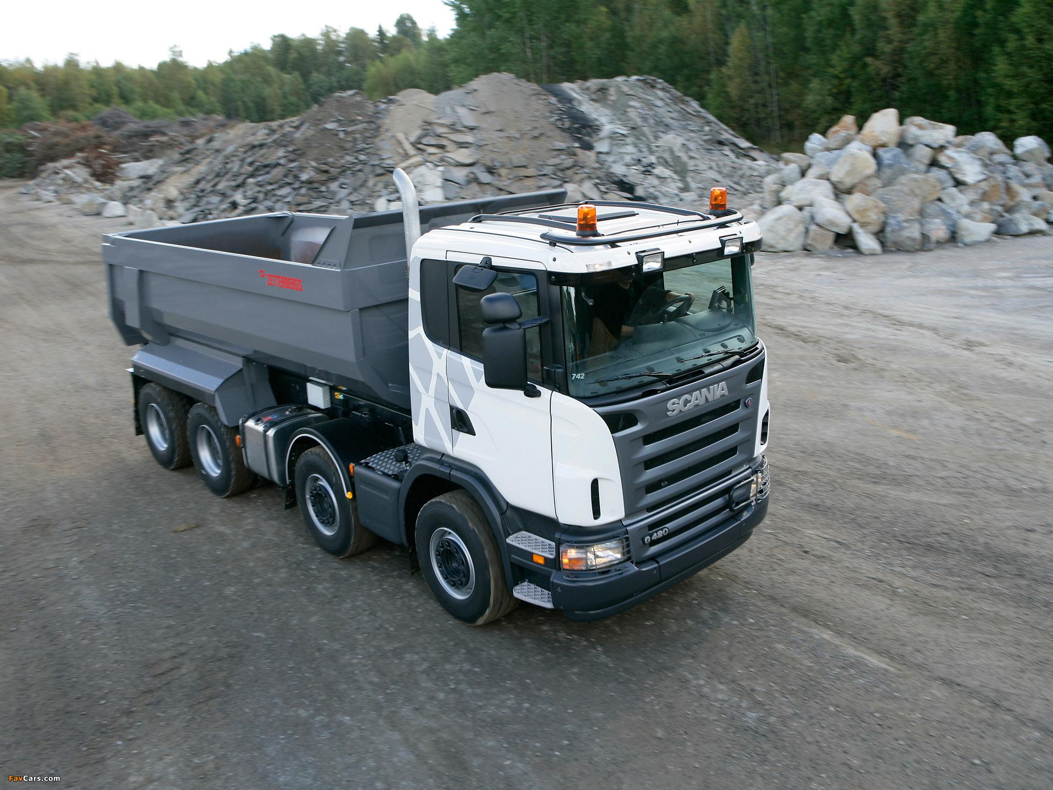 Scania G420 8x4 Tipper 2005–10 wallpapers (2048 x 1536)