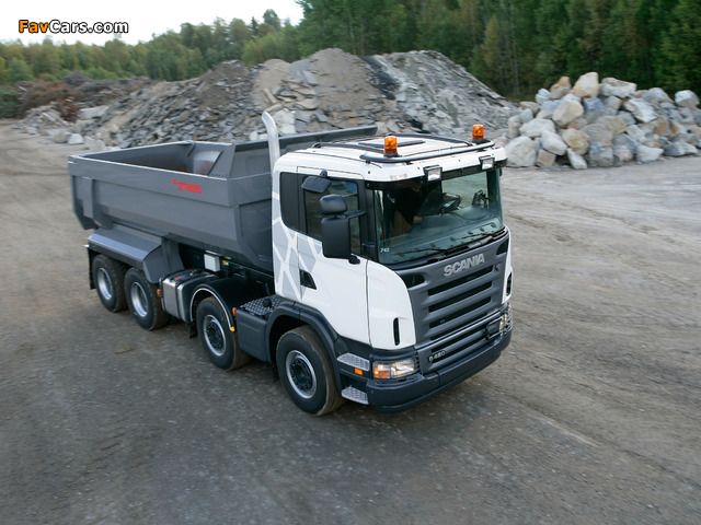 Scania G420 8x4 Tipper 2005–10 wallpapers (640 x 480)