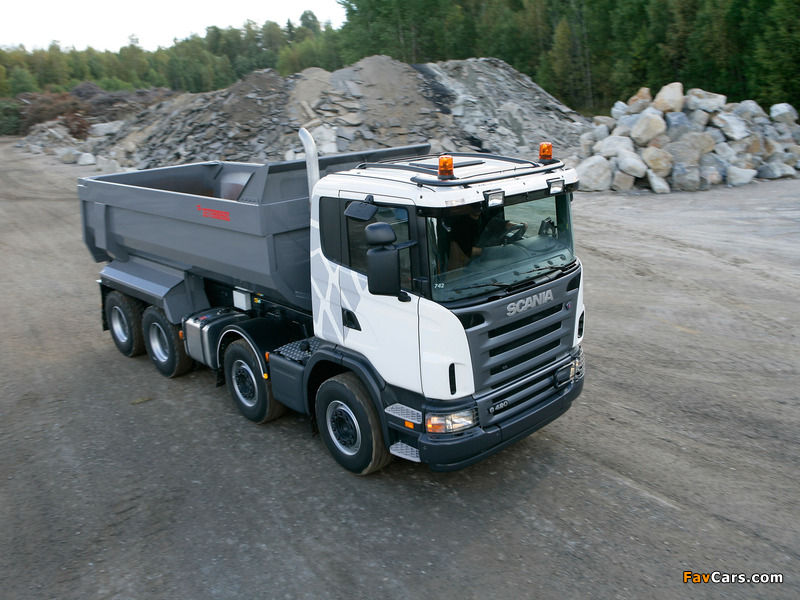Scania G420 8x4 Tipper 2005–10 wallpapers (800 x 600)