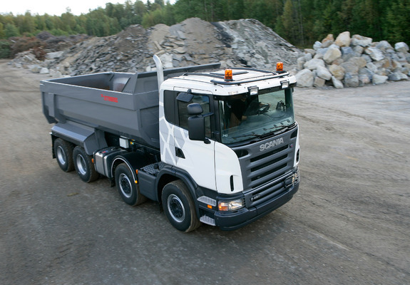 Scania G420 8x4 Tipper 2005–10 wallpapers