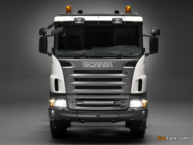 Scania G420 8x4 2005–10 wallpapers (640 x 480)