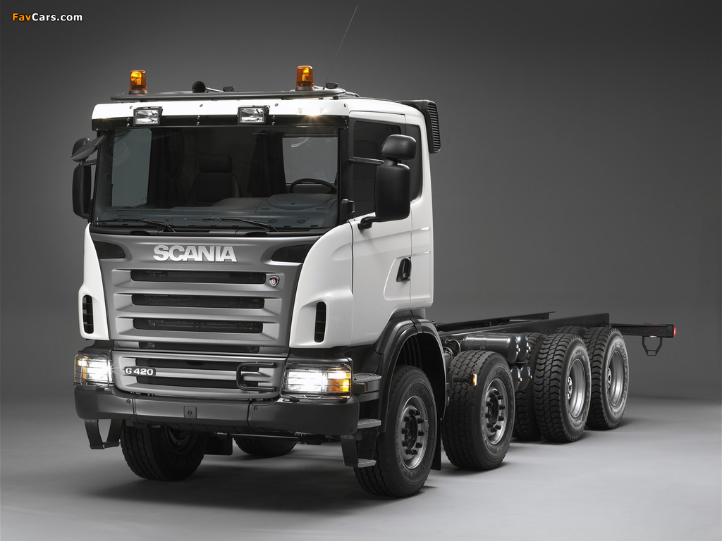 Scania G420 8x4 2005–10 wallpapers (1024 x 768)