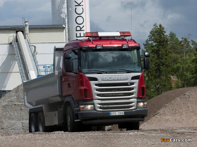Scania G360 6x4 Tipper 2009–13 images (640 x 480)