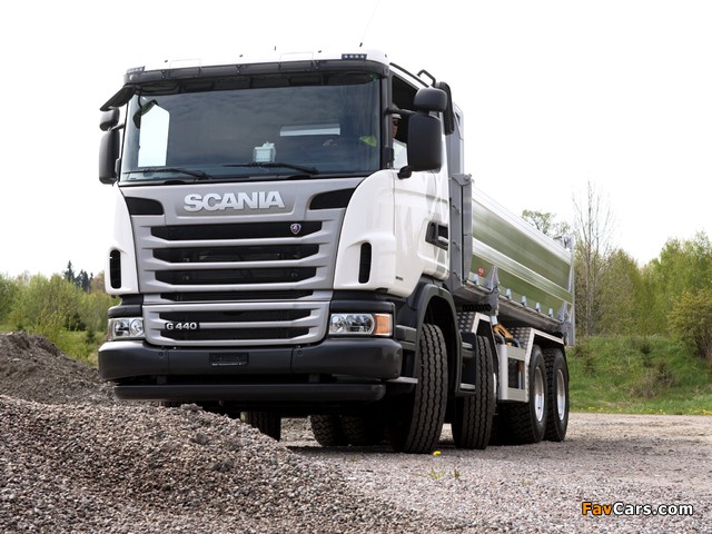 Scania G440 8x4 Tipper 2009–13 images (640 x 480)