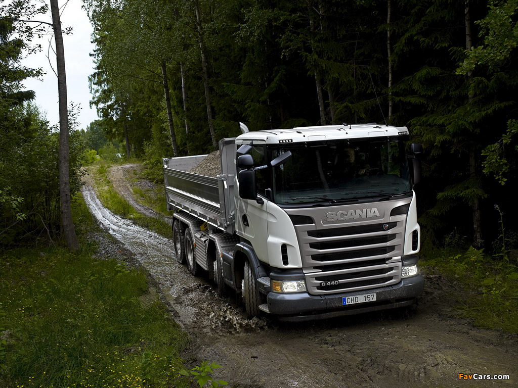 Scania G440 8x4 Tipper 2009–13 wallpapers (1024 x 768)