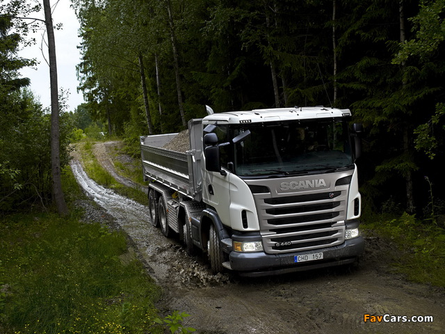 Scania G440 8x4 Tipper 2009–13 wallpapers (640 x 480)