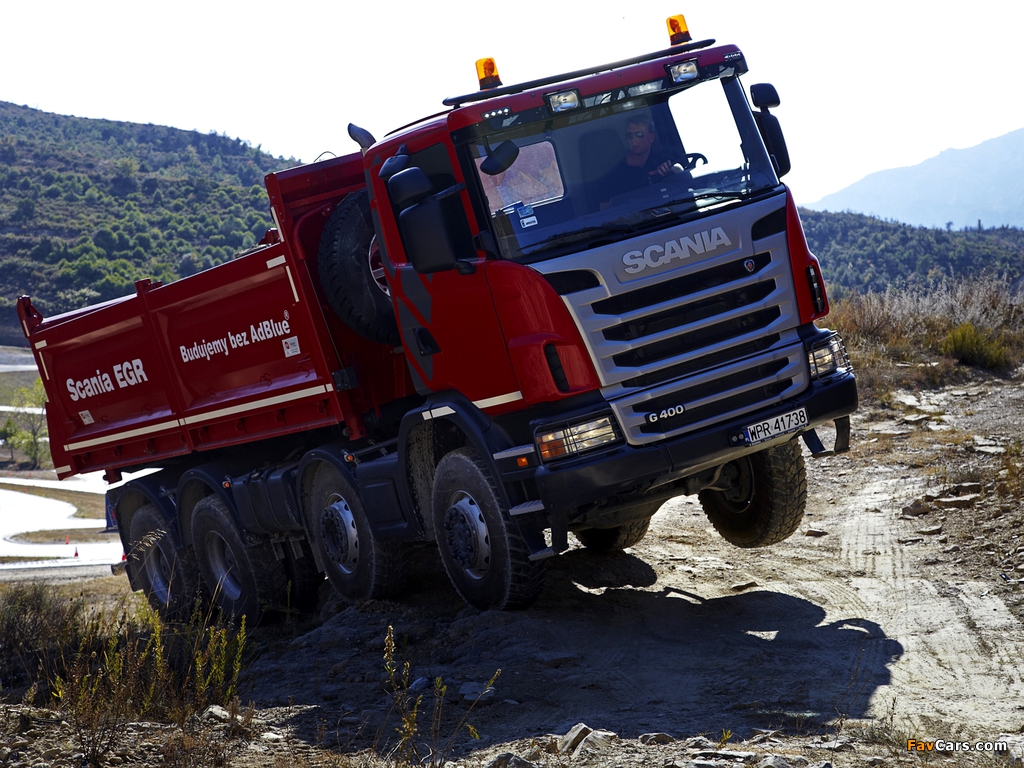Scania G400 8x6 Tipper 2010–13 images (1024 x 768)