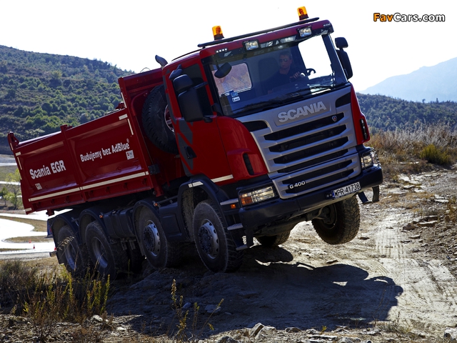 Scania G400 8x6 Tipper 2010–13 images (640 x 480)