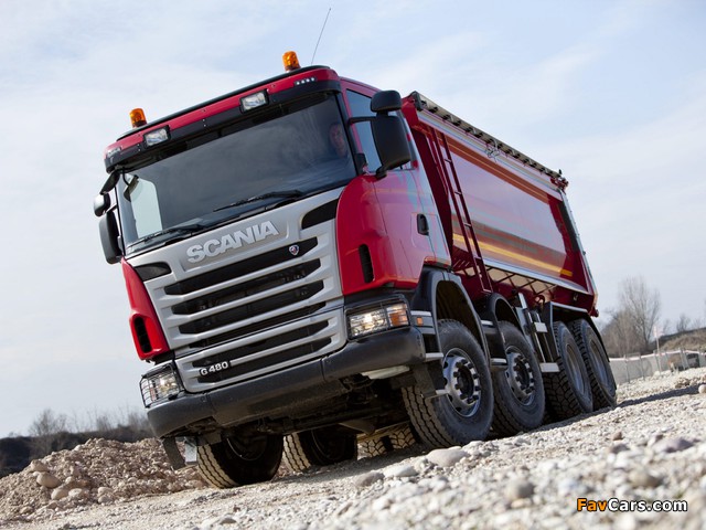 Scania G480 8x4 Tipper 2010–13 images (640 x 480)
