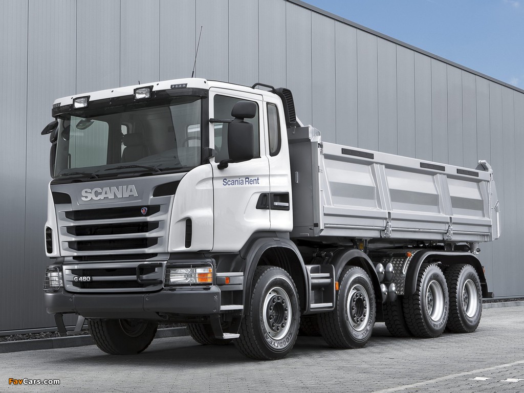 Scania G480 8x4 Tipper 2010–13 images (1024 x 768)