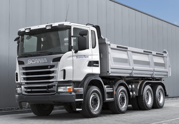 Scania G480 8x4 Tipper 2010–13 images