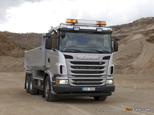 Scania G480 6x4 Tipper 2010–13 wallpapers (640 x 480)