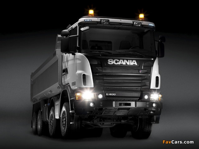 Scania G400 8x8 Tipper Off-Road Package 2011 images (640 x 480)