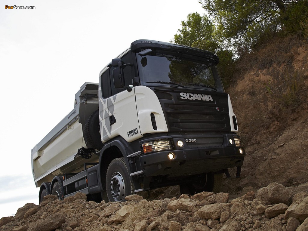 Scania G360 6x4 Tipper Off-Road Package 2011 photos (1024 x 768)