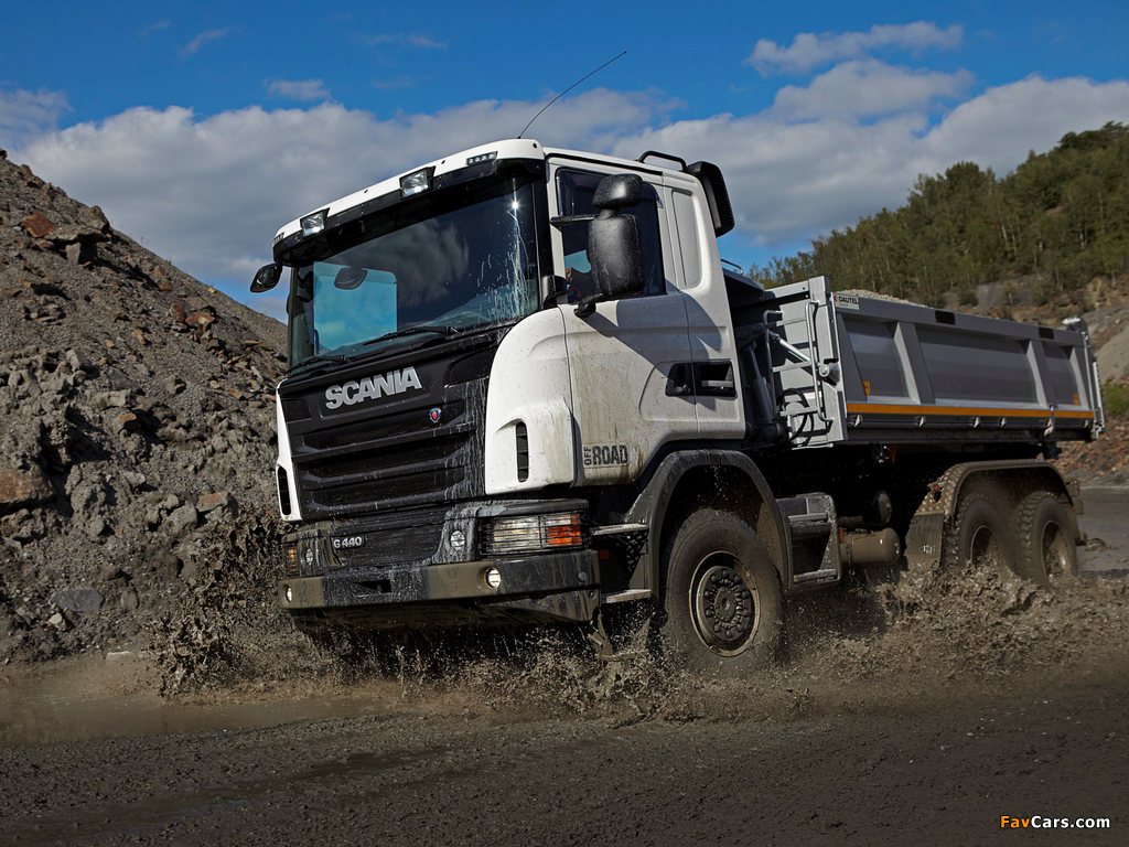 Scania G440 6x6 Tipper Off-Road Package 2011 photos (1024 x 768)