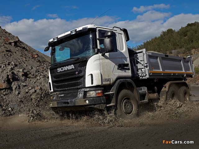 Scania G440 6x6 Tipper Off-Road Package 2011 photos (640 x 480)
