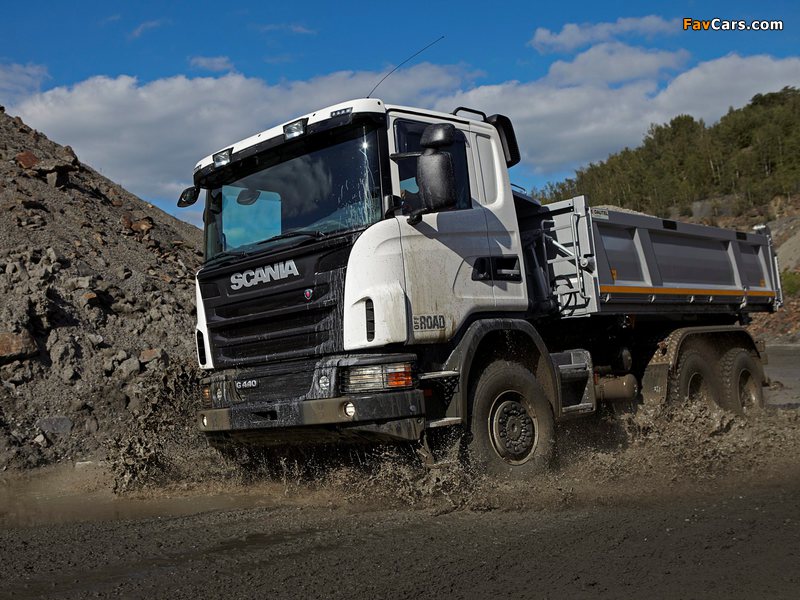 Scania G440 6x6 Tipper Off-Road Package 2011 photos (800 x 600)