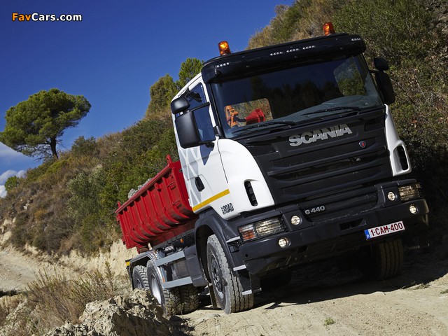 Scania G440 6x6 Tipper Off-Road Package 2011 wallpapers (640 x 480)