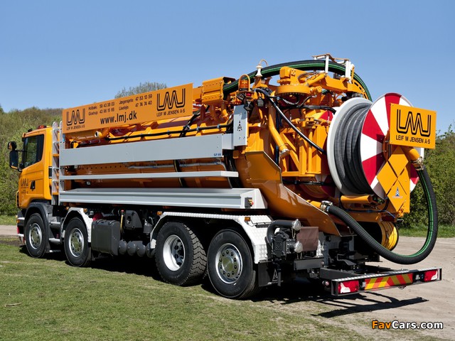 Scania G480 8x2 Sewer Cleaner 2012–13 photos (640 x 480)