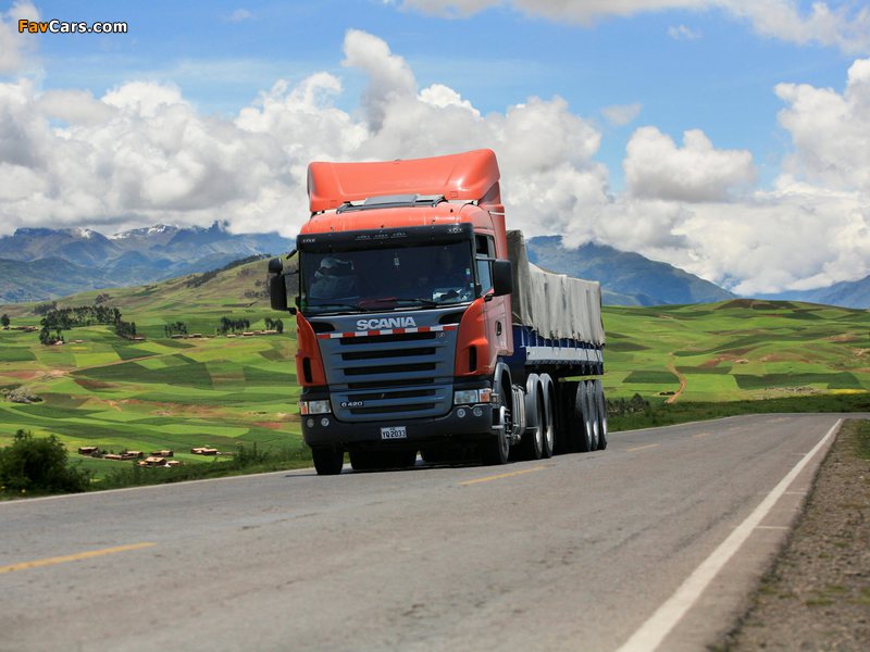 Scania G420 6x4 2005–11 wallpapers (800 x 600)