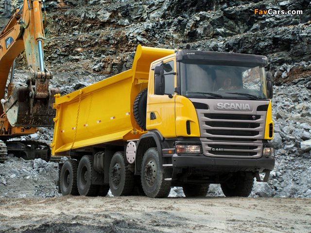 Scania G440 8x4 Tipper 2009–13 wallpapers (640 x 480)