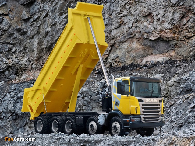 Scania G480 10x4 Tipper 2010–13 wallpapers (640 x 480)