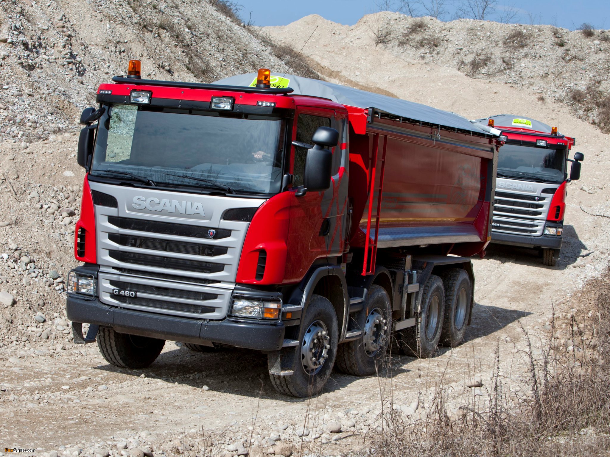 Scania G480 8x4 Tipper 2010–13 wallpapers (2048 x 1536)