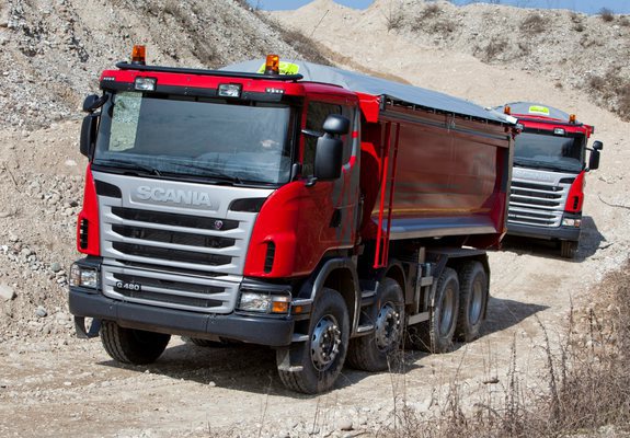 Scania G480 8x4 Tipper 2010–13 wallpapers