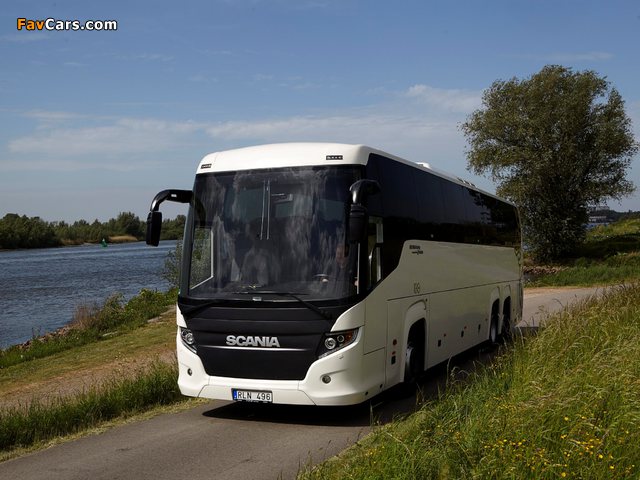 Higer Scania Touring HD 6x2 2009 wallpapers (640 x 480)