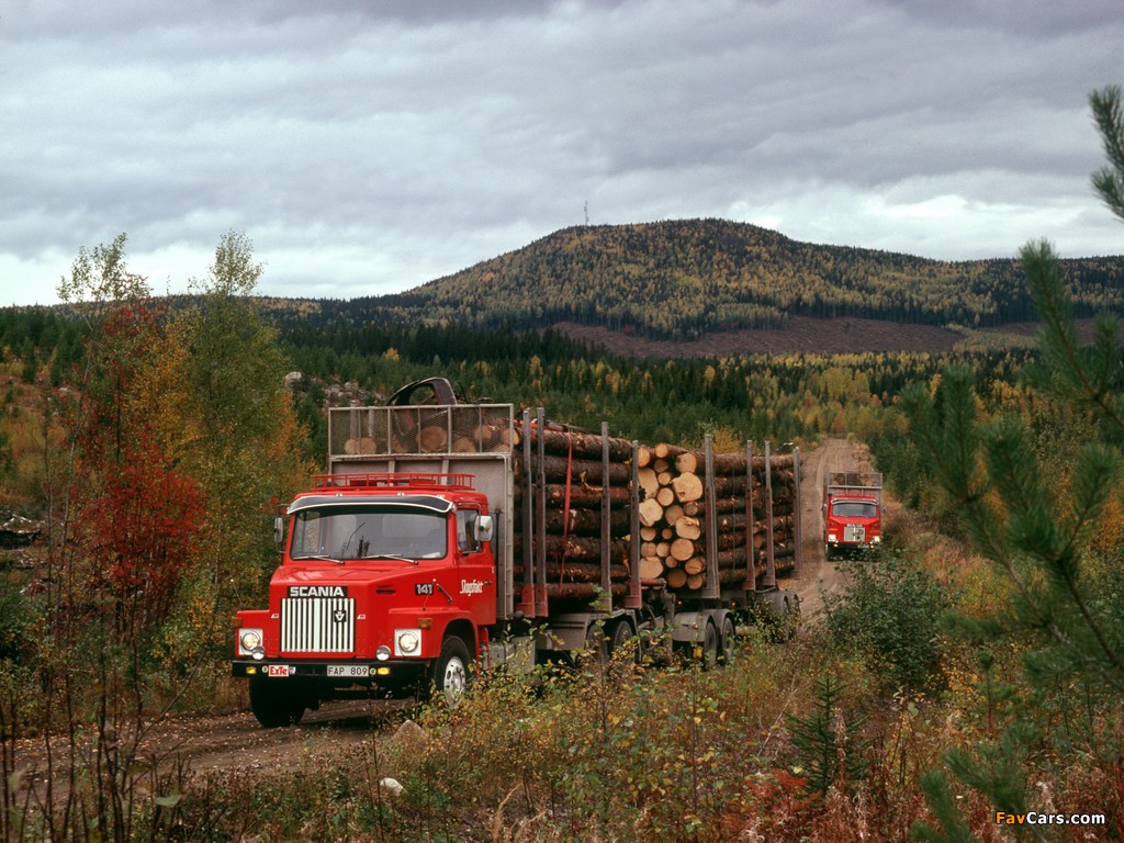 Images of Scania LS141 6x2 Timber Truck 1976–81 (1024 x 768)